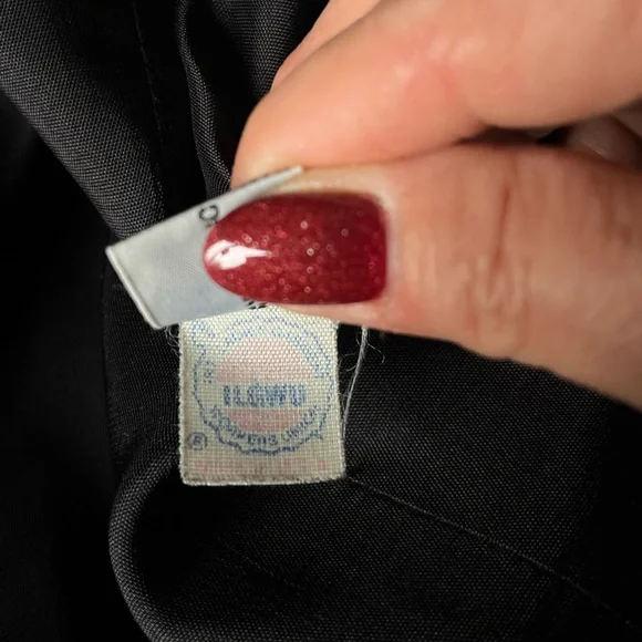 Vintage 100% Wool Pinstriped jacket blazer size 8 - Picture 12 of 13